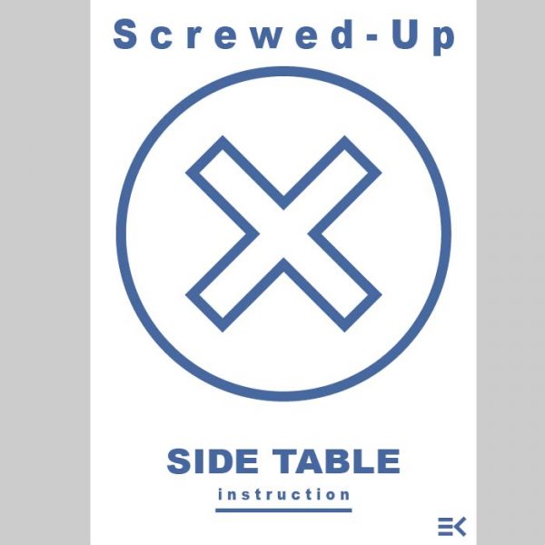 step-step-by-step simple easy DIY table instruction